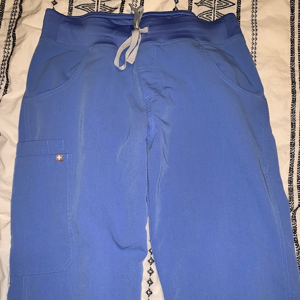 Ceil blue Figs Kade cargo scrub pants
